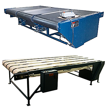 The Union Tool Belt Transfer Conveyor is designed to transfer flat substrate materials from one processing system to another with ease.